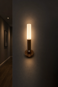 TimberGlow Wooden Motion Night Light — lifestyle photo